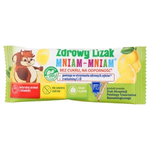 Zdrowy lizak mniam cytryna 6g