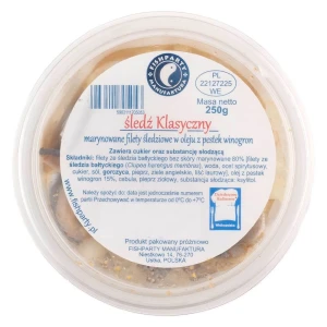 Śledź marynowany klasyczny 250g