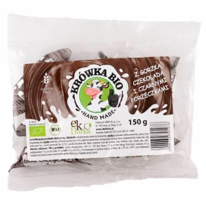 Krówka BIO z gorzką czekoladą i czarnymi porzeczkami 150g