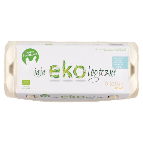 jajka ekologiczne L w opakowaniu