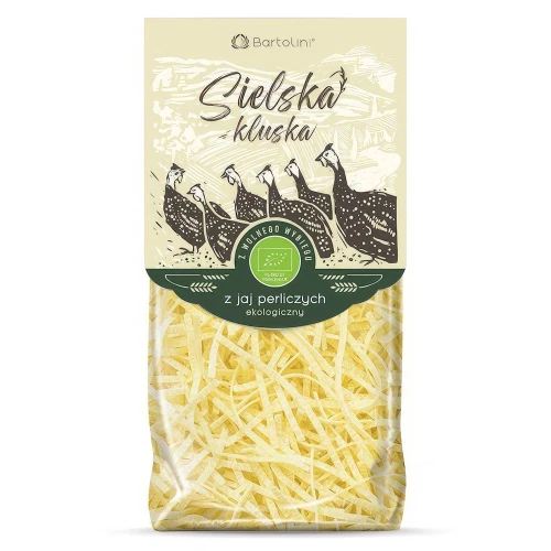 Makaron (z Jaj Perliczych) Krajanka BIO 250 g - Bartolini (Sielska Kluska), ekologiczny makaron