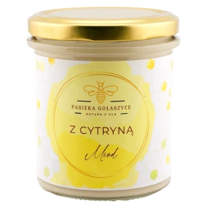 Miód rzepakowy z cytryną 430g