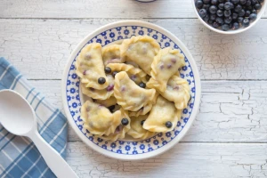 Pierogi z jagodami ~500g (15 pierogów)