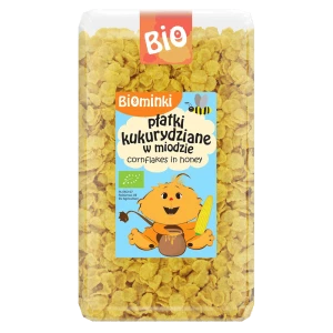 Płatki kukurydziane bio w miodzie 300g
